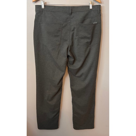 Dunning Men's 36x29 Gray Golf Pants Lightweight Stretch Athletic Casual Trousers - Picture 3 of 8